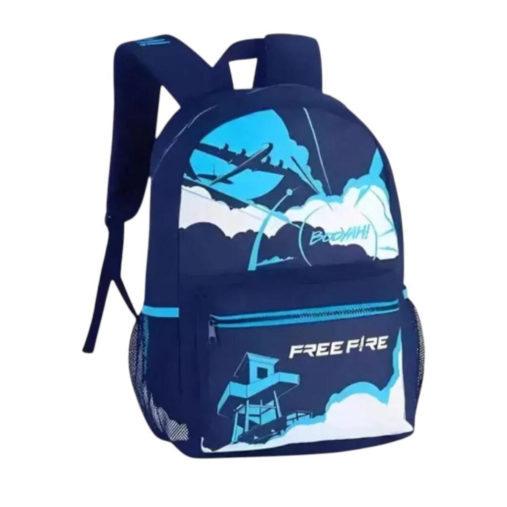 Mochila Free Fire Juvenil Espaçosa Com Desenhos Masculino