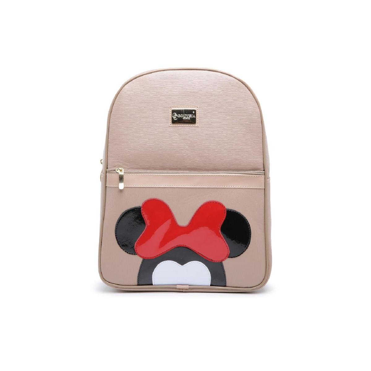 Mochila Gouveia Costa Minie Mouse Compacta Feminina - Rosa | Zattini