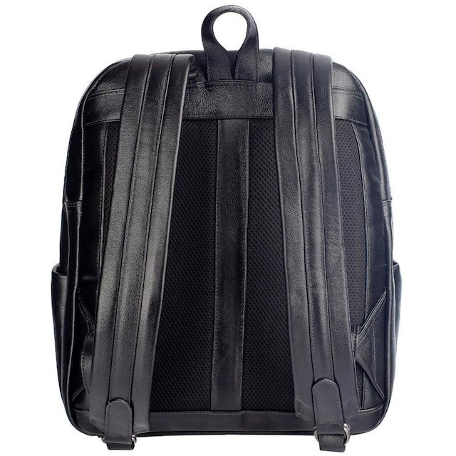 Mochila grande feminina de couro croco Montanna