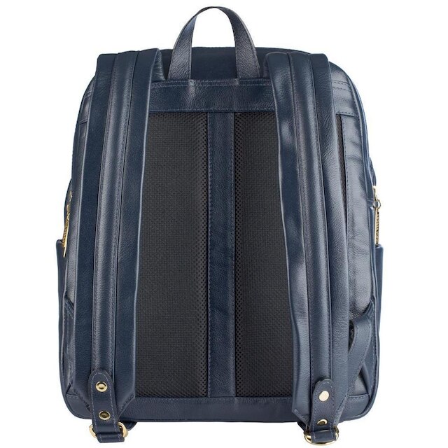 Mochila grande feminina de couro croco Montanna