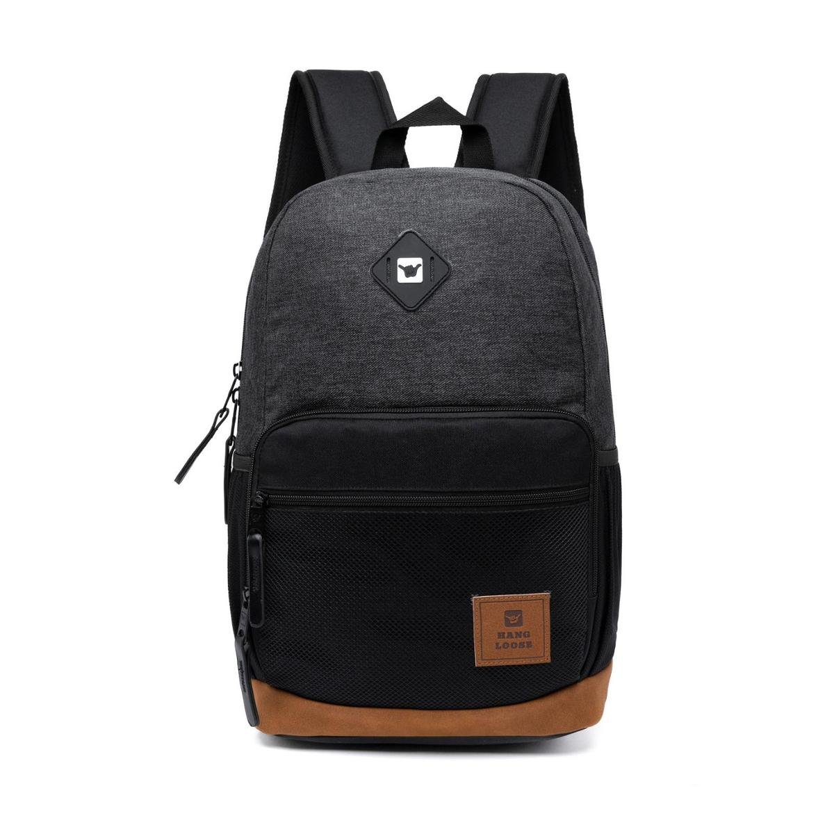 Mochila Hang Loose Bolsa Casual Escolar Resistente 25 Litros Menor preço em Mochila Hang Loose Bolsa Casual Escolar Resistente 25 Litros