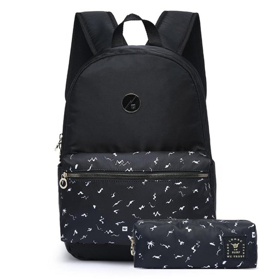 Mochila Hang Loose Escolar Reforçada Trabalho Feminina 15 Litros