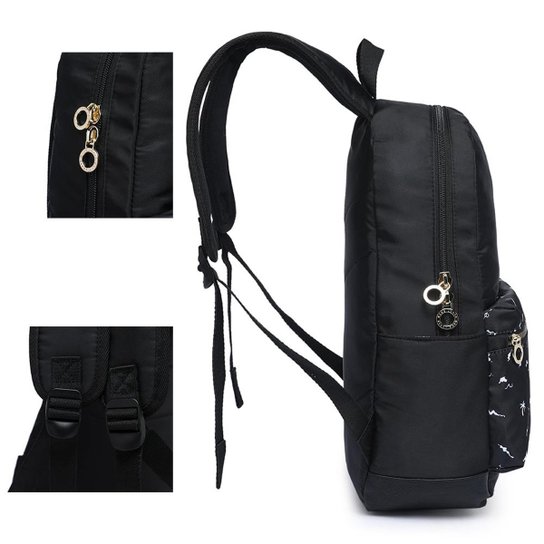 Mochila Hang Loose Escolar Reforçada Trabalho Feminina 15 Litros