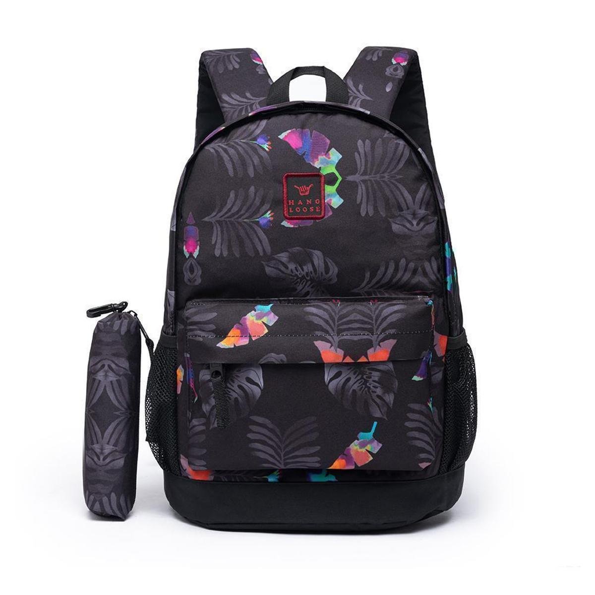 Mochila Hang Loose Estojo Executivo Escolar Trabalho Feminino 19 Litros Menor preço em Mochila Hang Loose Estojo Executivo Escolar Trabalho Feminino 19 Litros