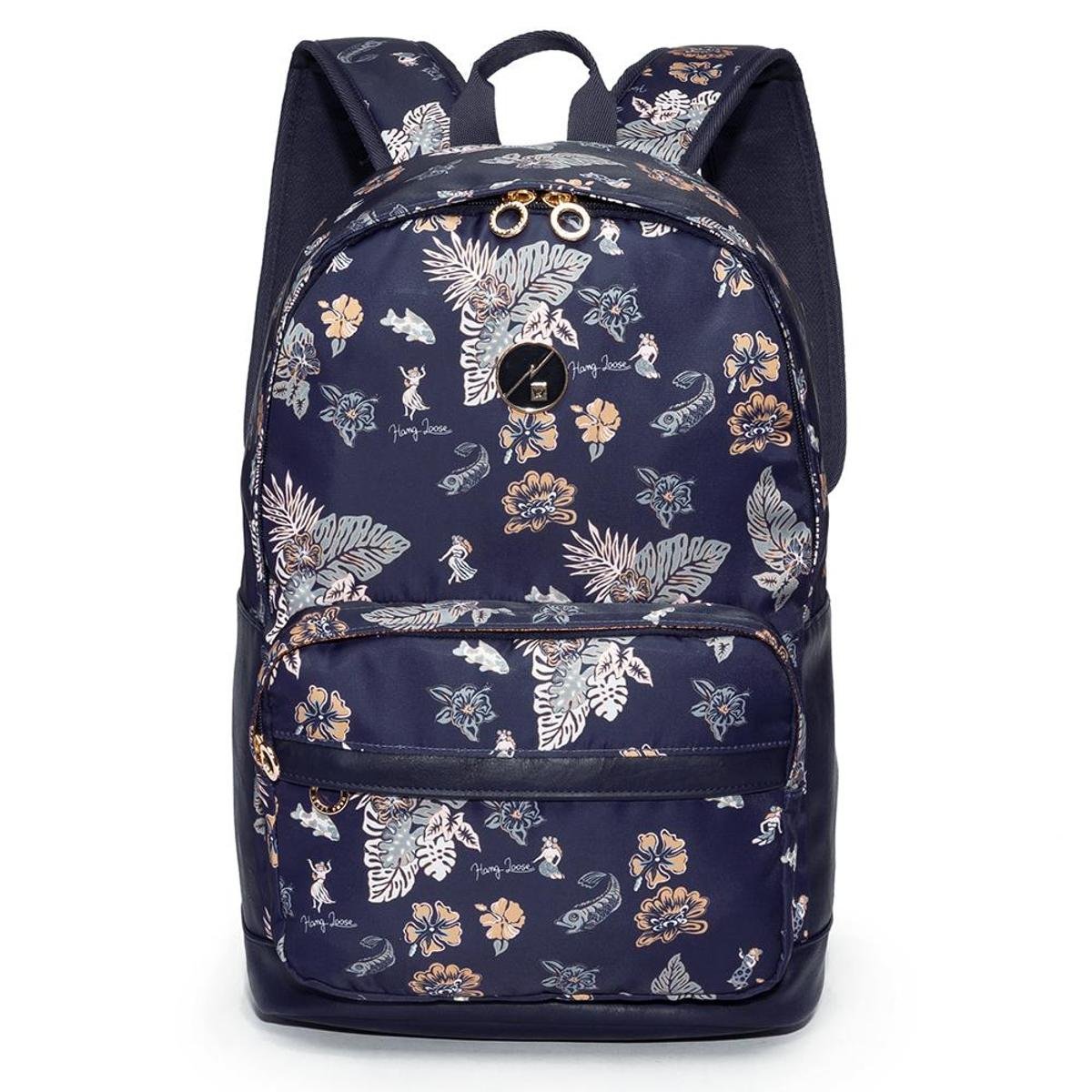 Mochila Hang Loose Gail Estampada Reforçada - Azul é ruim? Mochila Hang Loose Gail Estampada Reforçada - Azul é boa?