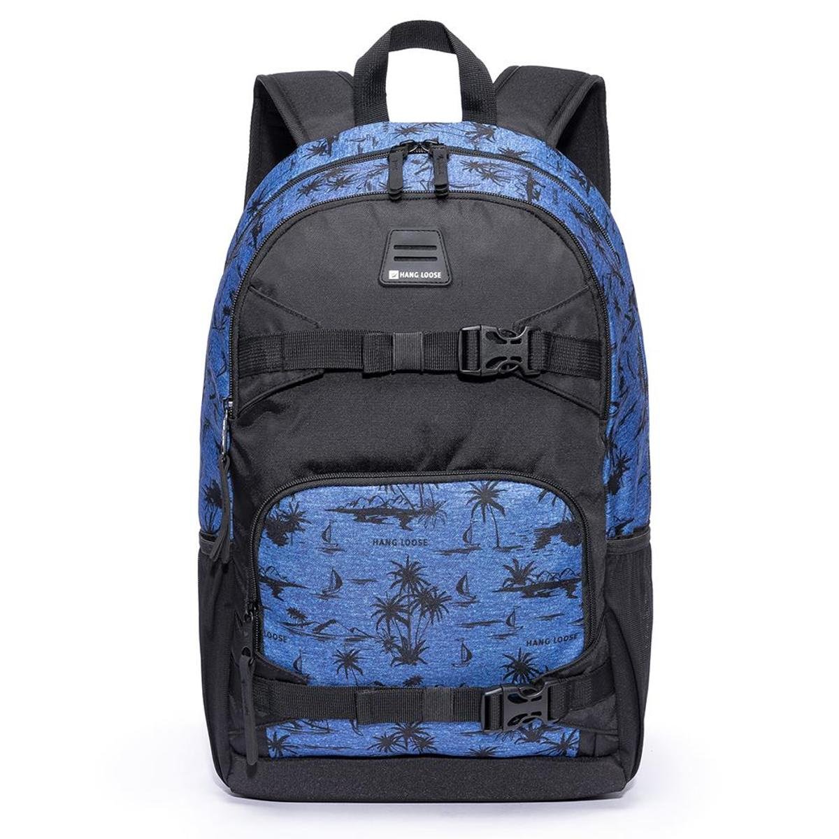 Mochila Hang Loose Hawaii Palm 24L Masculina - Azul e Preto Menor preço em Mochila Hang Loose Hawaii Palm 24L Masculina - Azul e Preto