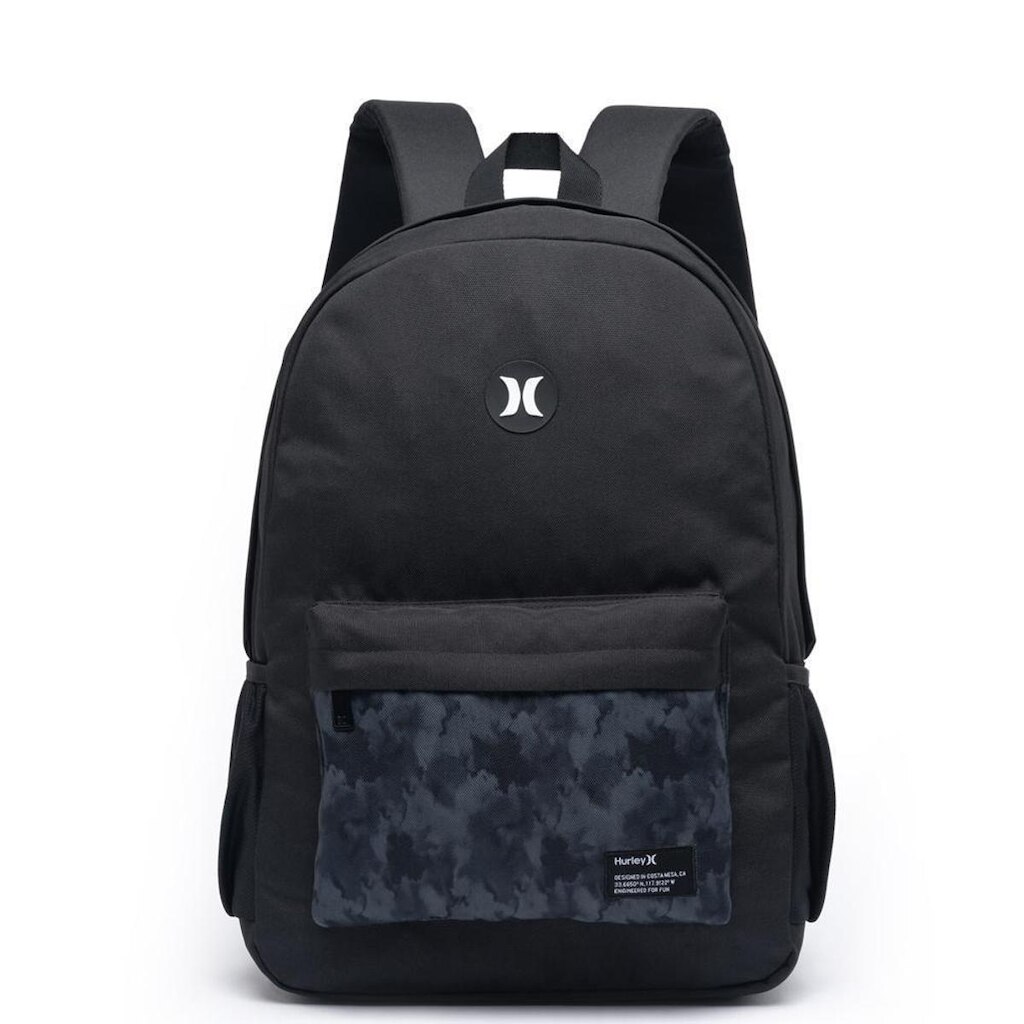 Mochila Hurley Casual Masculina Reforçada Escolar 13 Litros
