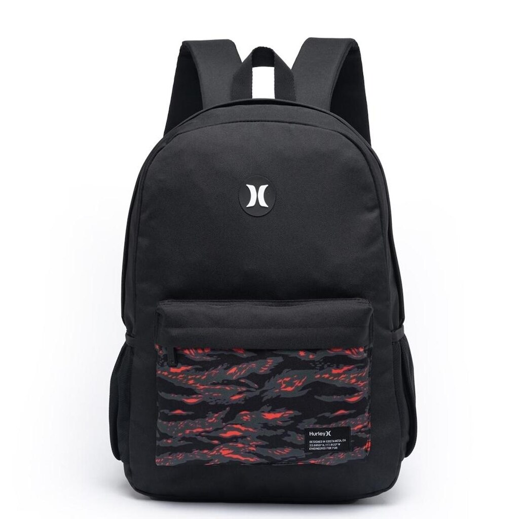 Mochila Hurley Casual Masculina Reforçada Escolar 13 Litros