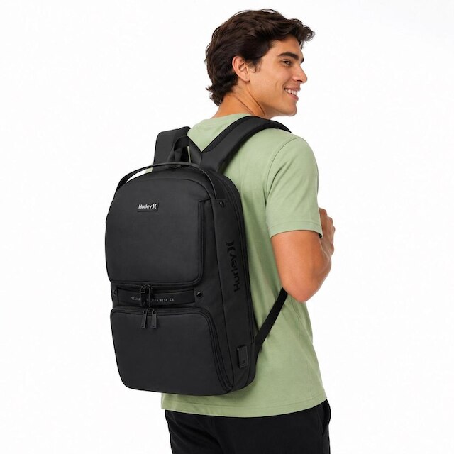 Mochila Hurley Executiva Trabalho Notebook Masculina 36 Litros