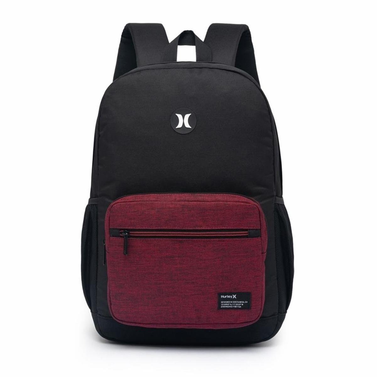 Mochila Hurley Impermeável Resistente Bolsa Masculina 16 Litros - Vermelho Escuro é ruim? Mochila Hurley Impermeável Resistente Bolsa Masculina 16 Litros - Vermelho Escuro é boa?