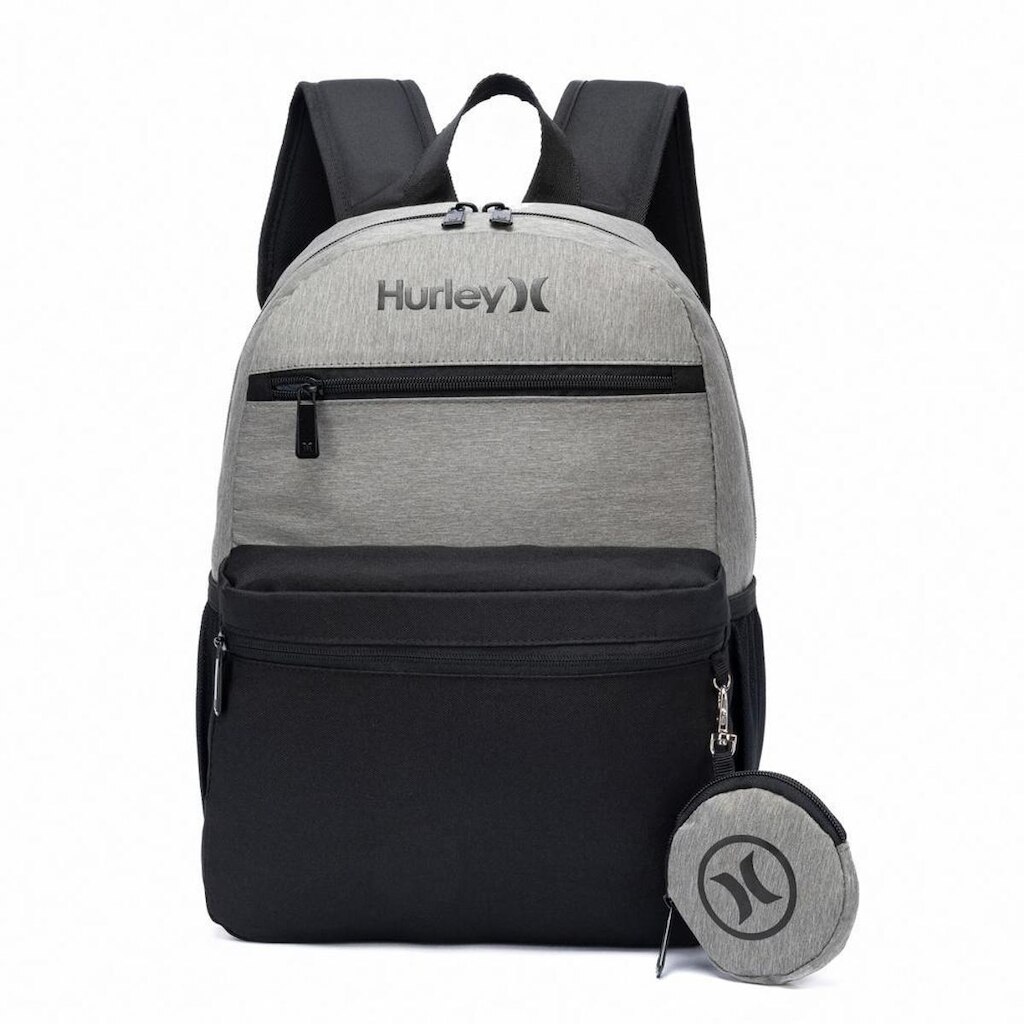 Mochila Hurley Masculina Reforçada Notebook Chaveiro Original 18 Litros
