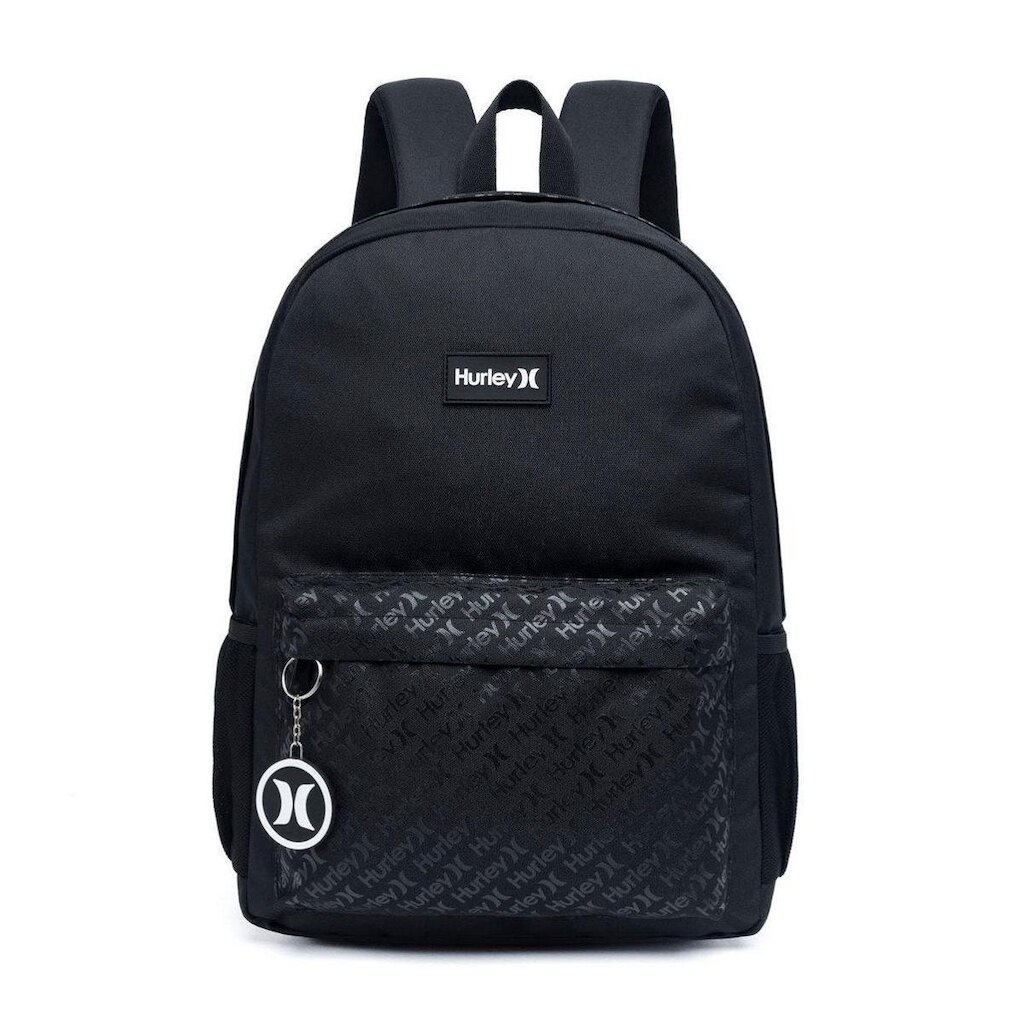 Mochila Hurley Reforçada Grande Unissex Resistente Chaveiro 15 Litros