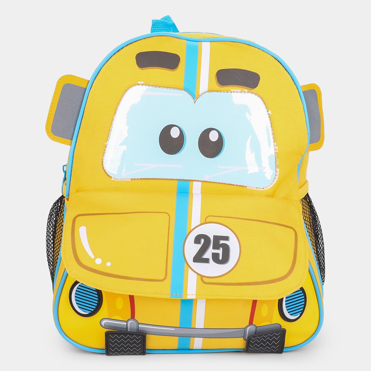 Mochila Infantil Clio Carrinho Menino - Amarelo Menor preço em Mochila Infantil Clio Carrinho Menino - Amarelo