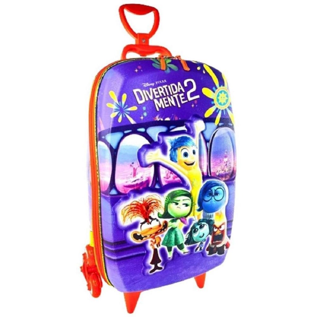 MOCHILA INFANTIL COM RODINHA DIVERTIDAMENTE SALA DE CONTROLE