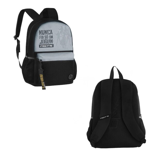 Mochila Infantil Compartimento Notebook Free Fire Clio FR2486