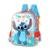 Mochila Infantil De Costas Escolar Stitch Luxcel - Laranja