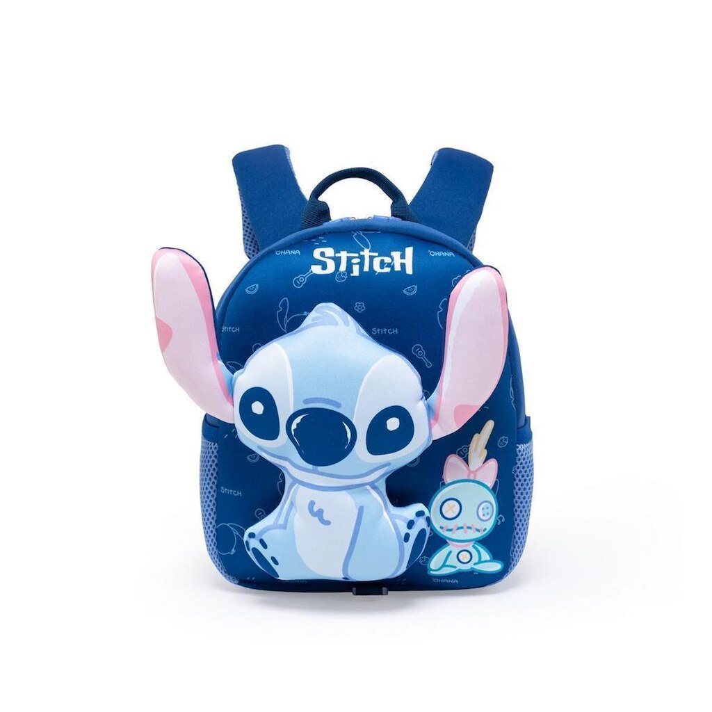Mochila Infantil Disney Stitch Escolar Passeio Unissex