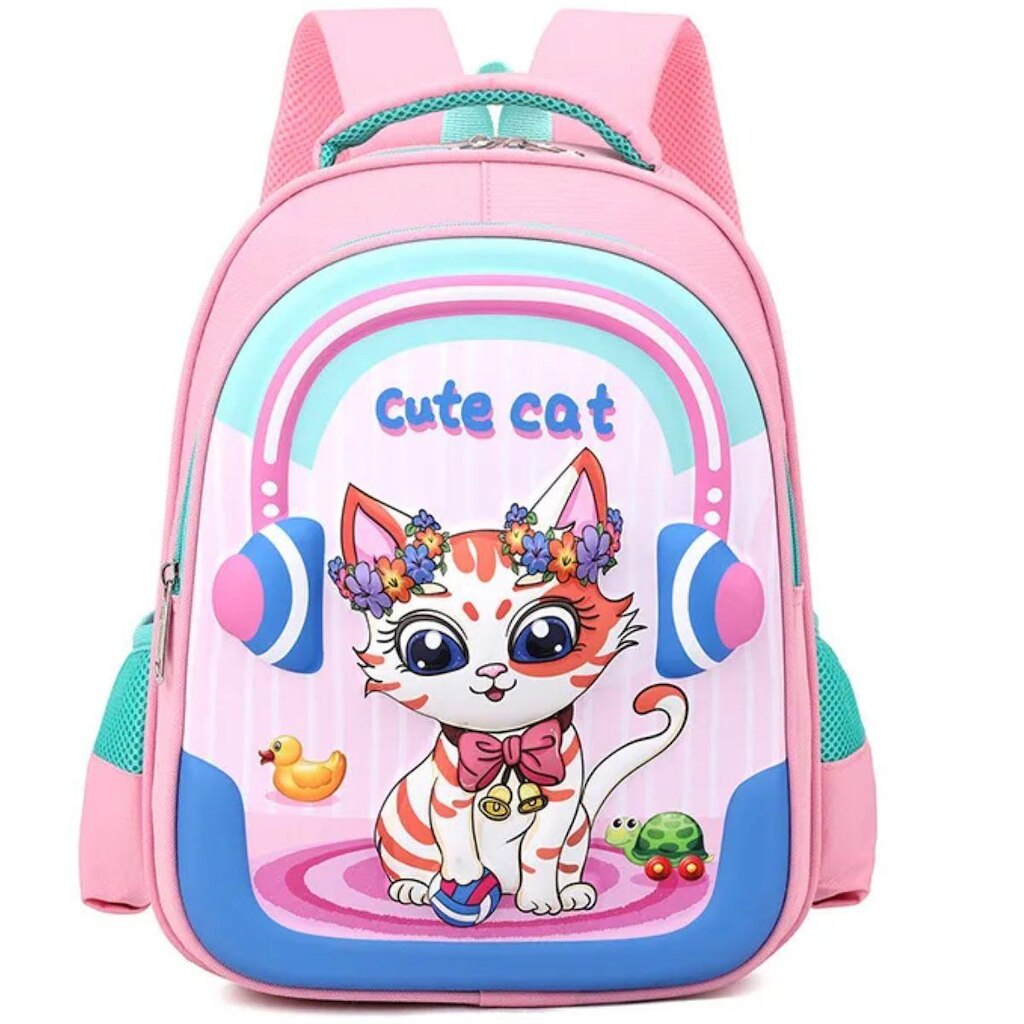 Mochila Infantil Escolar Alto Relevo Pequena 3d Criança