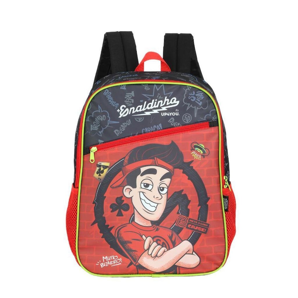 Mochila Infantil Média Enaldinho Vai com Tudo Up4you