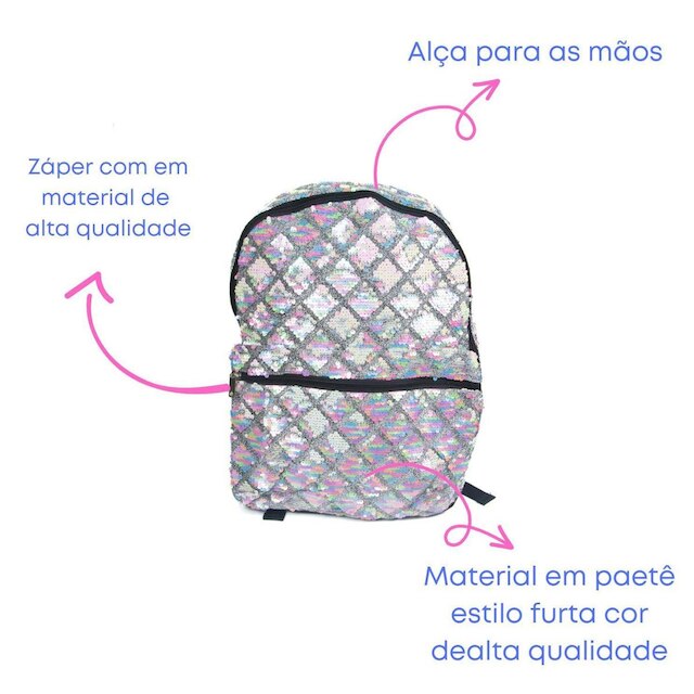 Mochila Infantil Paetês Clio 2-CG3206