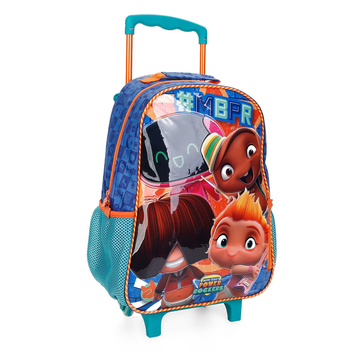 Mochila Infantil Xeryus Mini Beat Power Rockers - Azul | Zattini