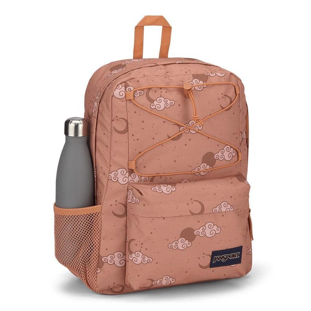 hello kitty canvas backpack Sanrio Large Capacity for Students – Kyoota Headphone port stretchy mesh side pouch Women's Marlow Laptop Backpack Size:Size - 17