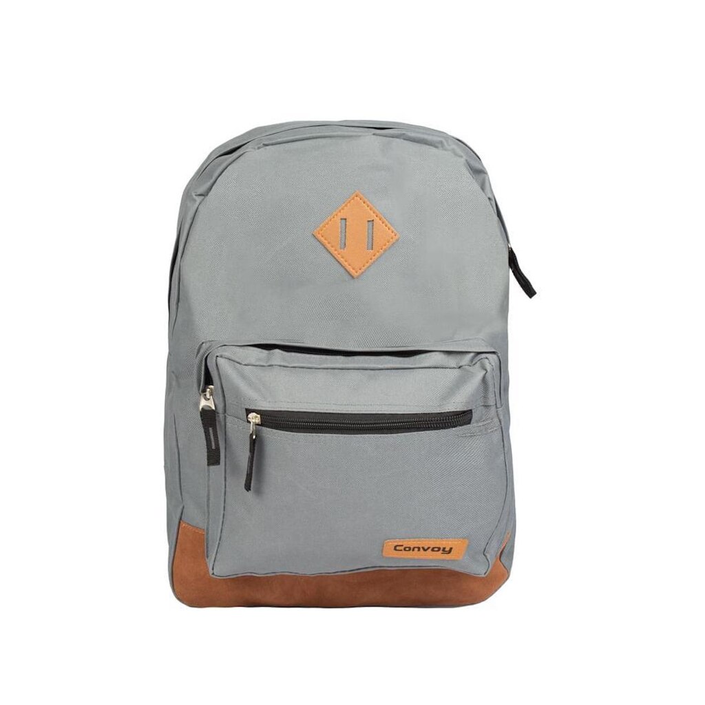 Mochila Juvenil Convoy Cinza e Marrom