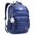 Mochila Juvenil Feminina Bolso para Notebook Lorena - Azul+Marinho
