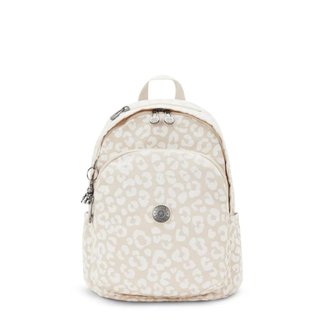 Mochila Kipling Delia White Cheetah J