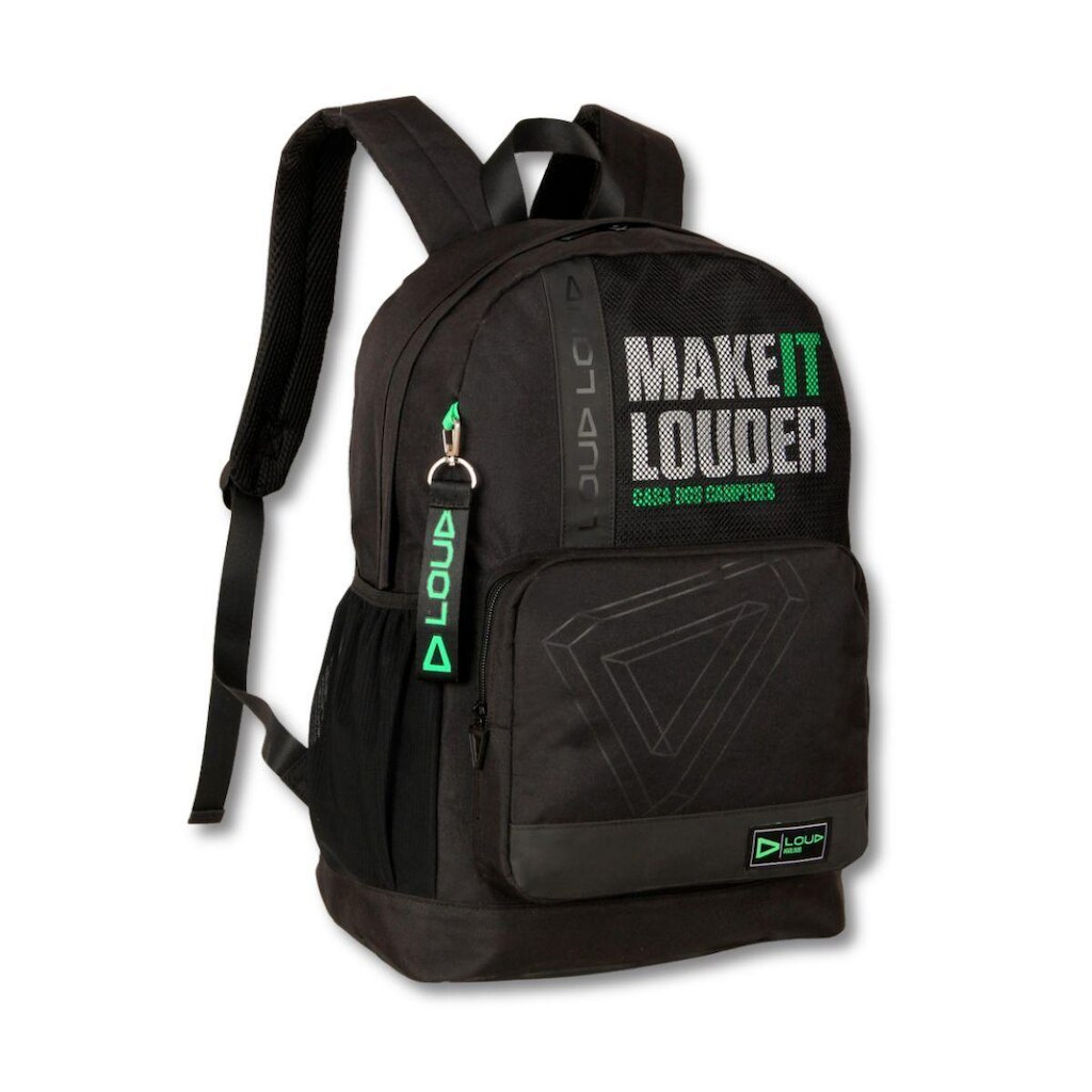 Mochila Loud Bolsa Gamer Mochila Casual Masculina Preta