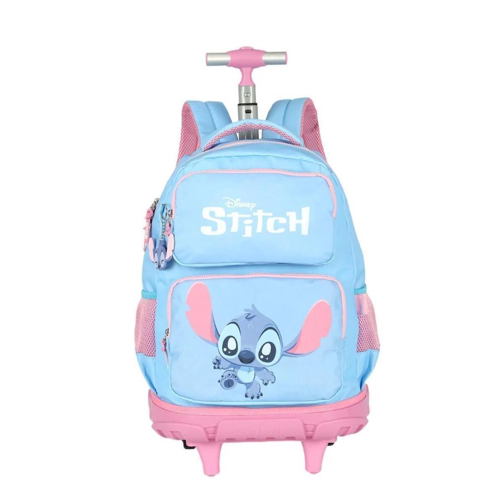 MOCHILA LUXCEL INFANTIL SONIC COM RODAS MC49852SO