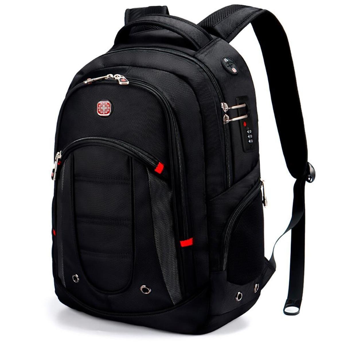 Mochila Masculina Notebook Crossgear Executiva Resistente Saída USB Espaçosa - Preto Menor preço em Mochila Masculina Notebook Crossgear Executiva Resistente Saída USB Espaçosa - Preto