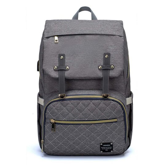Mochila Maternidade Lequeen Dandy Espaçosa Impermeável