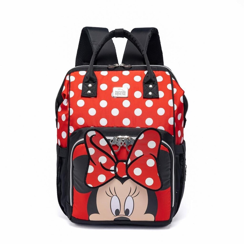 Mochila Maternidade Minnie Espaçosa Resistente Disney