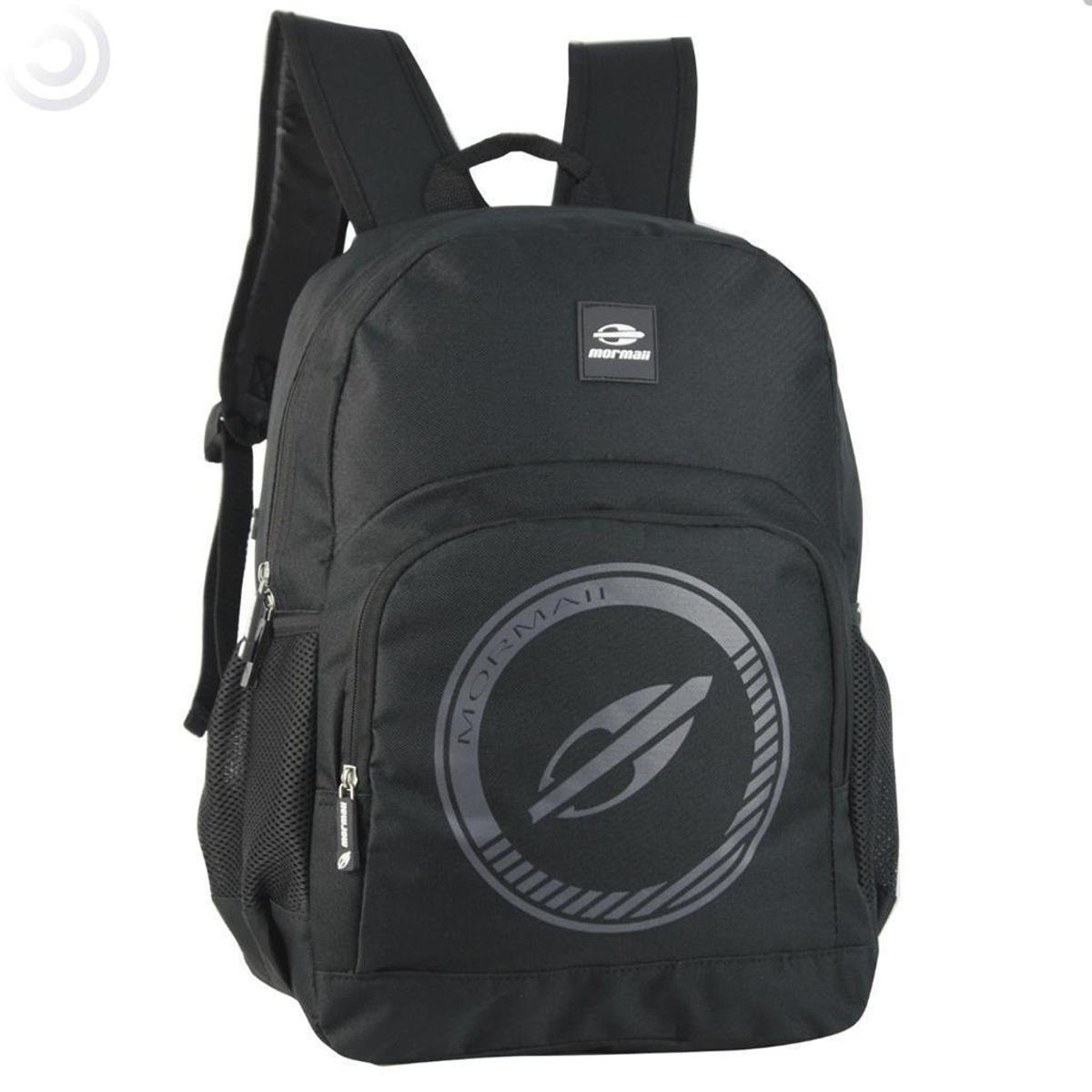 Mochila Mormaii Preta Para Notebook Escolar e Dia a Dia - Preto Menor preço em Mochila Mormaii Preta Para Notebook Escolar e Dia a Dia - Preto