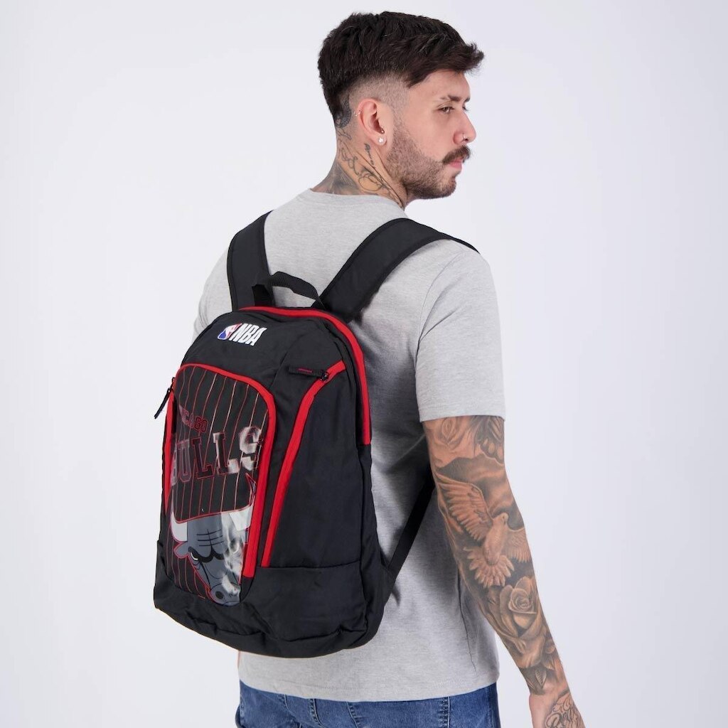 Mochila NBA Legend Chicago Bulls Preta