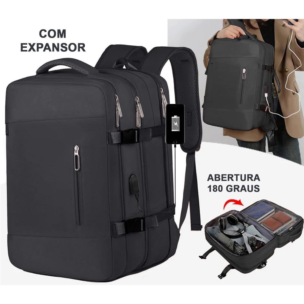 Mochila Notebook Viagem Mala Bordo Trabalho Casual Masculina e Feminina Resistente Impermeavel Menor preço em Mochila Notebook Viagem Mala Bordo Trabalho Casual Masculina e Feminina Resistente Impermeavel