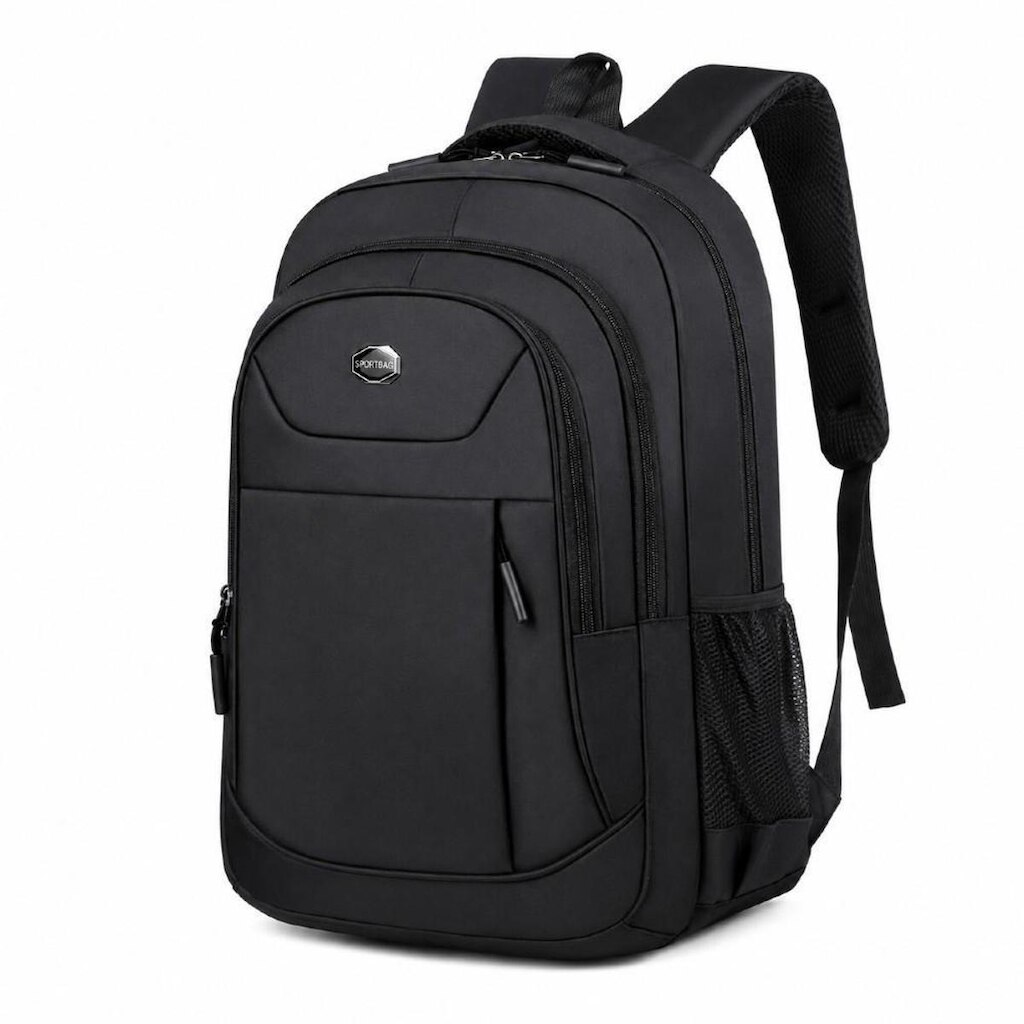 Mochila para Notebook até 15,6 Polegadas em Nylon Impermeável com 3 Compartimentos