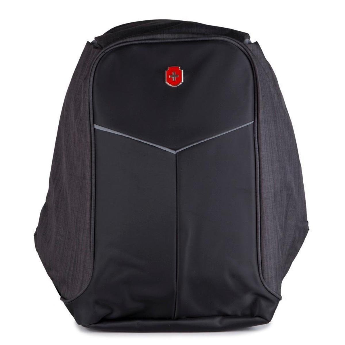 Mochila para Notebook SWISSLAND Impermeável USB Antifurto - Preto Menor preço em Mochila para Notebook SWISSLAND Impermeável USB Antifurto - Preto