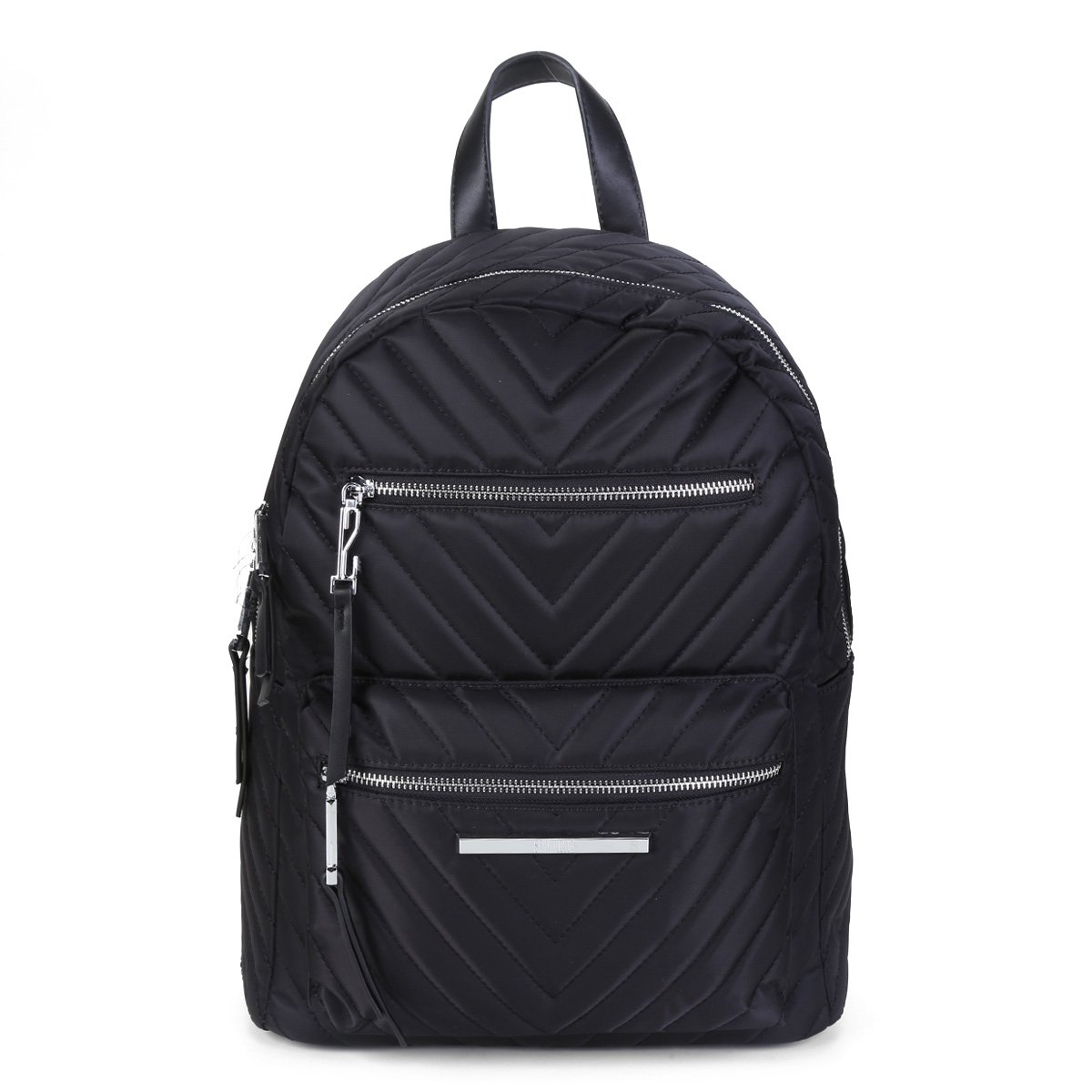 Mochila Santa Lolla Nylon Taupe Matelassê Feminina - Preto Menor preço em Mochila Santa Lolla Nylon Taupe Matelassê Feminina - Preto