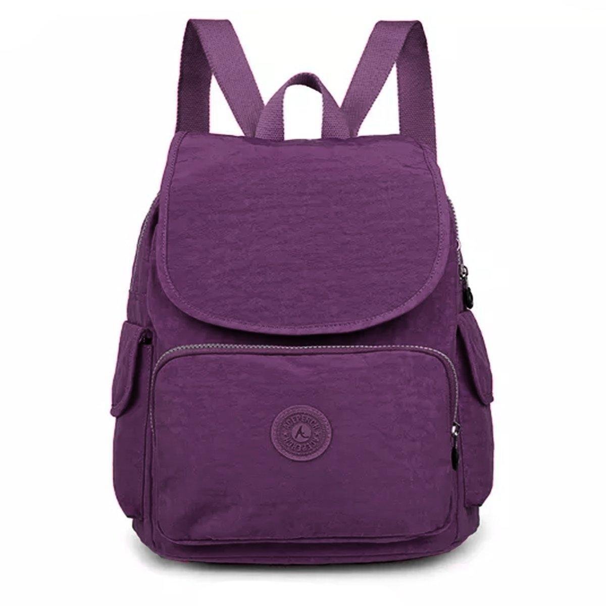 Mochila Social Trabalho Pratica Impermeável Escolar Pequena - Roxo Menor preço em Mochila Social Trabalho Pratica Impermeável Escolar Pequena - Roxo