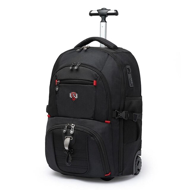 Mochila Swissport De Rodinhas Executiva Notebook 36 Litros