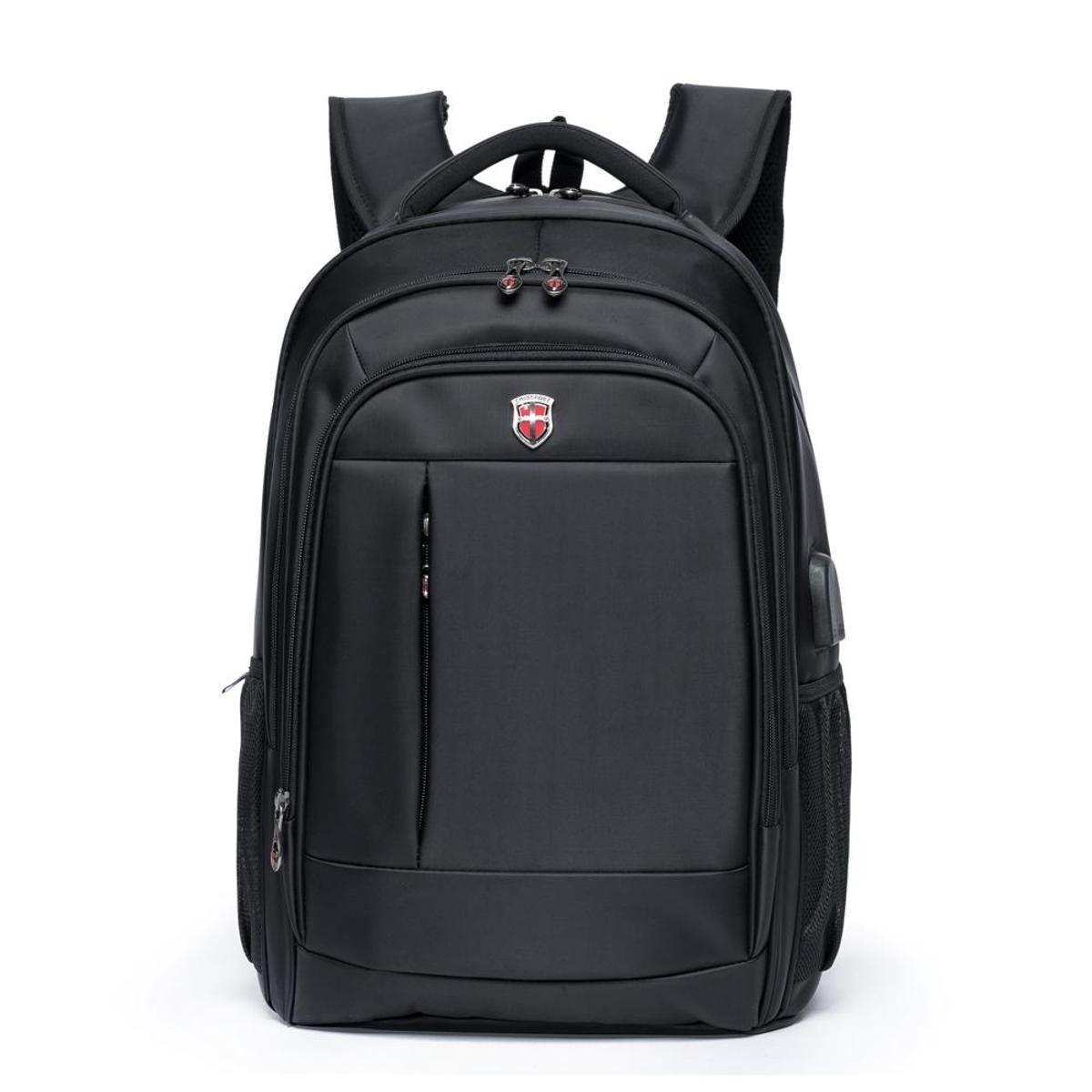 Mochila Swissport Executiva C/ Entrada De Fone E Cabo Usb Masculina 36L - Preto é ruim? Mochila Swissport Executiva C/ Entrada De Fone E Cabo Usb Masculina 36L - Preto é boa?