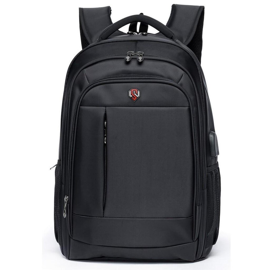 Mochila Swissport Executiva C/ Entrada De Fone E Cabo Usb Masculina 36L