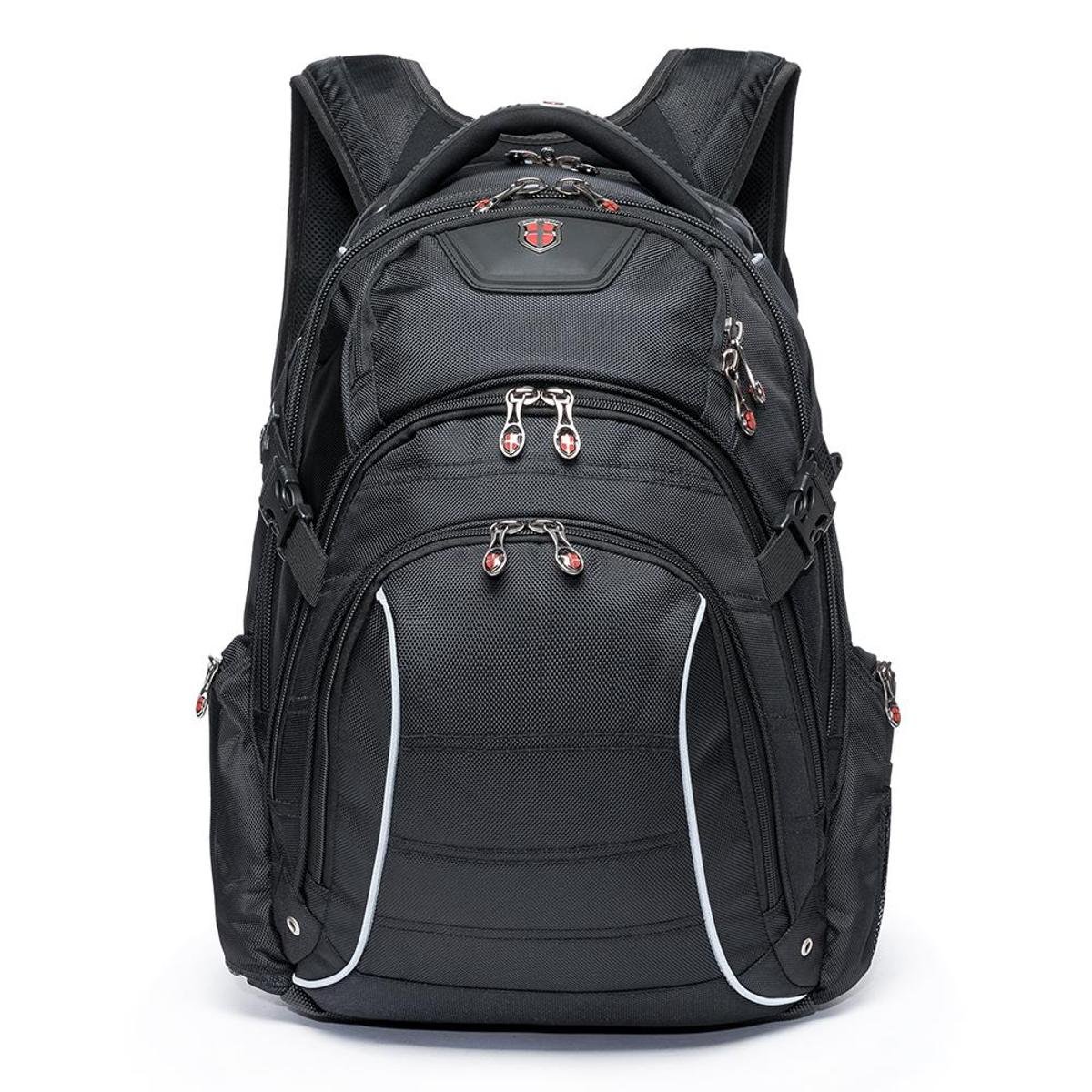 Mochila Swissport Executiva Notebook C/ Capa de Chuva - Preto Menor preço em Mochila Swissport Executiva Notebook C/ Capa de Chuva - Preto