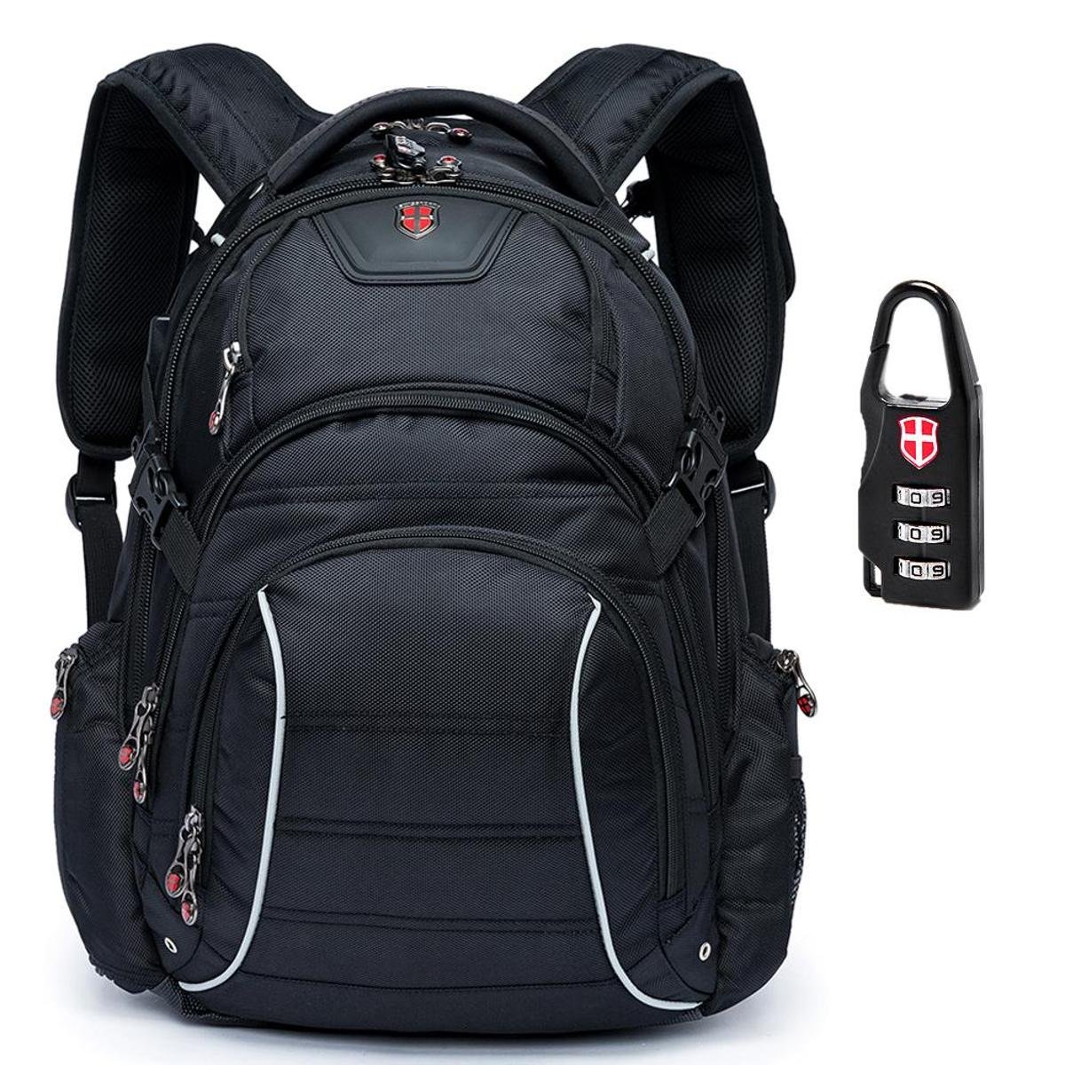 Mochila Swissport P/ Notebook ipad Executiva C/ Cadeado 36 Litros Menor preço em Mochila Swissport P/ Notebook ipad Executiva C/ Cadeado 36 Litros