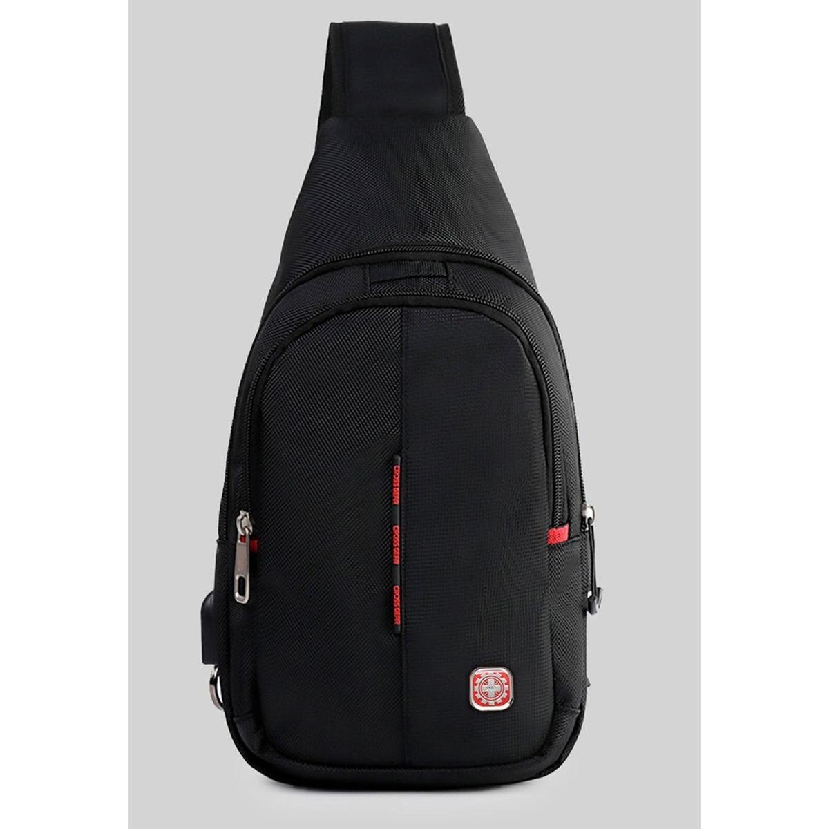 Menor preço em Mochila Transversal CrossWave USB Masculina