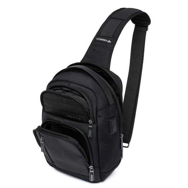 Mochila Transversal Executiva Trabalho Notebook Espaçosa Reforçada Primicia 4,7 Litros