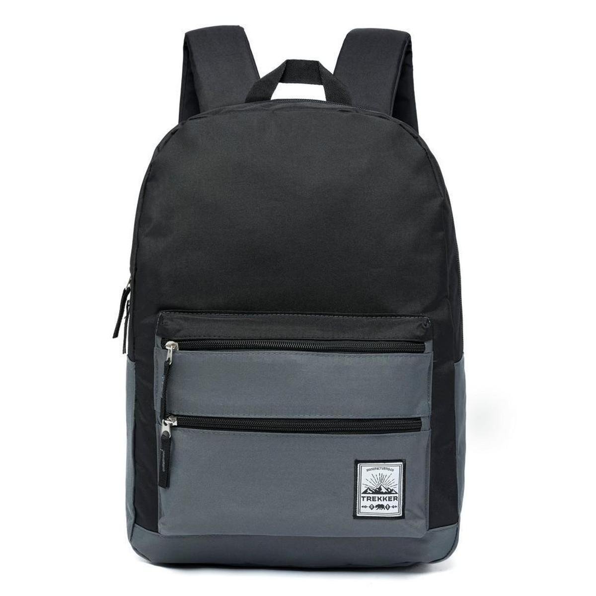 Mochila Trekker Casual Unissex Bolsa Escolar Notebook Faculdade Reforçada Espaçosa Menor preço em Mochila Trekker Casual Unissex Bolsa Escolar Notebook Faculdade Reforçada Espaçosa
