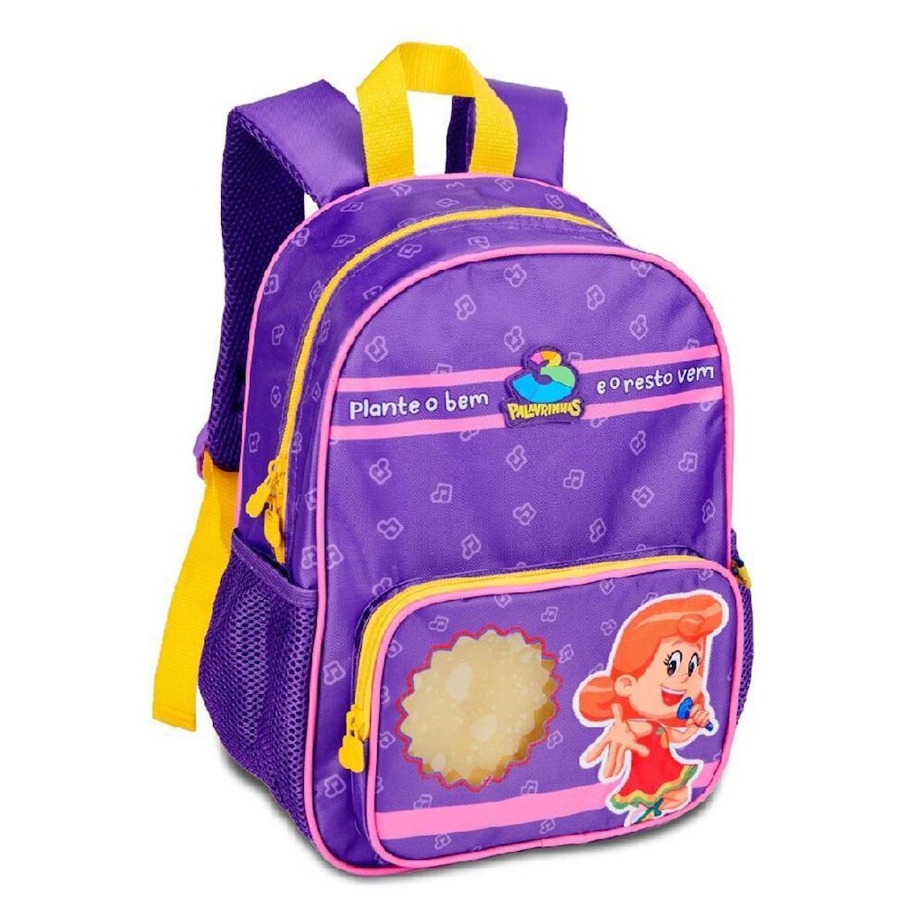 MOCHILA TRES PALAVRINHAS DE COSTAS 16" REF TP26281J